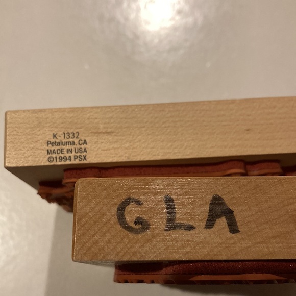 Wood Stamp PSX Lot: Christmas Wreath Angel - Picture 6 of 8